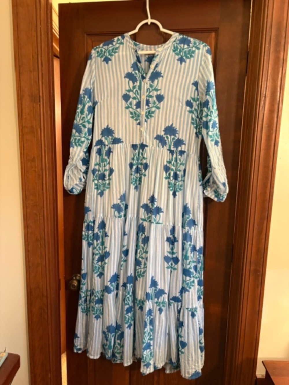 Oliphant Blue Maxi Dress